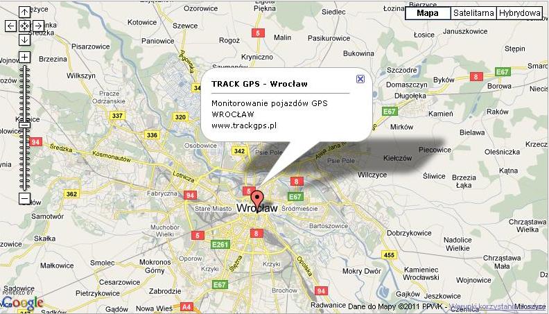 Monitorowanie GPS Wrocław